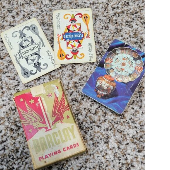 Barclay Vintage Playing Cards Retro Games Fun Classic Vintage Playing Cards - Picture 2 of 3